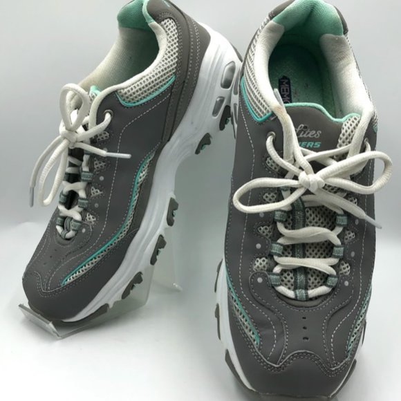 skechers memory foam womens green